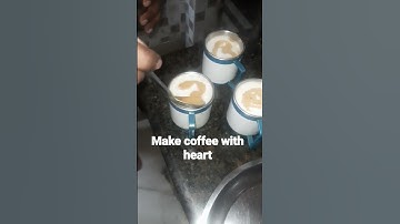 make coffee with ❤ #shorts #viral #video