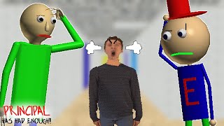 Why is the principal so mad at me and baldi? | Baldi's Basics Mod.