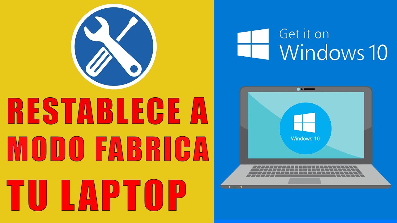 RESTABLECER LAPTOP A MODO FABRICA FACIL Y SENCILLO 2023 YouTube
