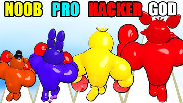NOOB vs PRO vs HACKER vs GOD Punchy Race