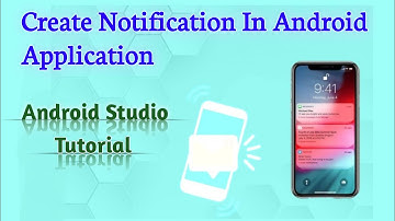 Android Studio Tutorial How To Create Notification Application