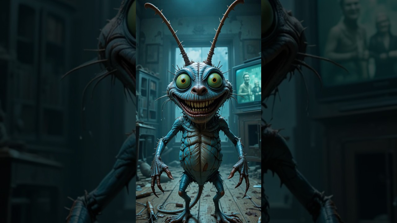 Horror Version of Oggy and the Cockroaches Characters 