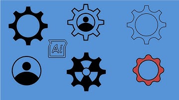 How To Create Gear/setting Icon admin icon in illustrator| simple steps | adobe illustrator|tutorial