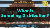 Sampling Distribution Of The Sample Mean Probability And Statistics Khan Academy Youtube