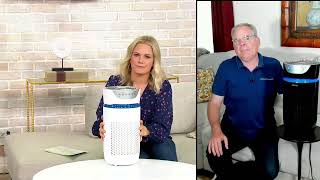 Homedics Total Clean 5-in-1 Tower Air Purifier and UV-C Light on QVC