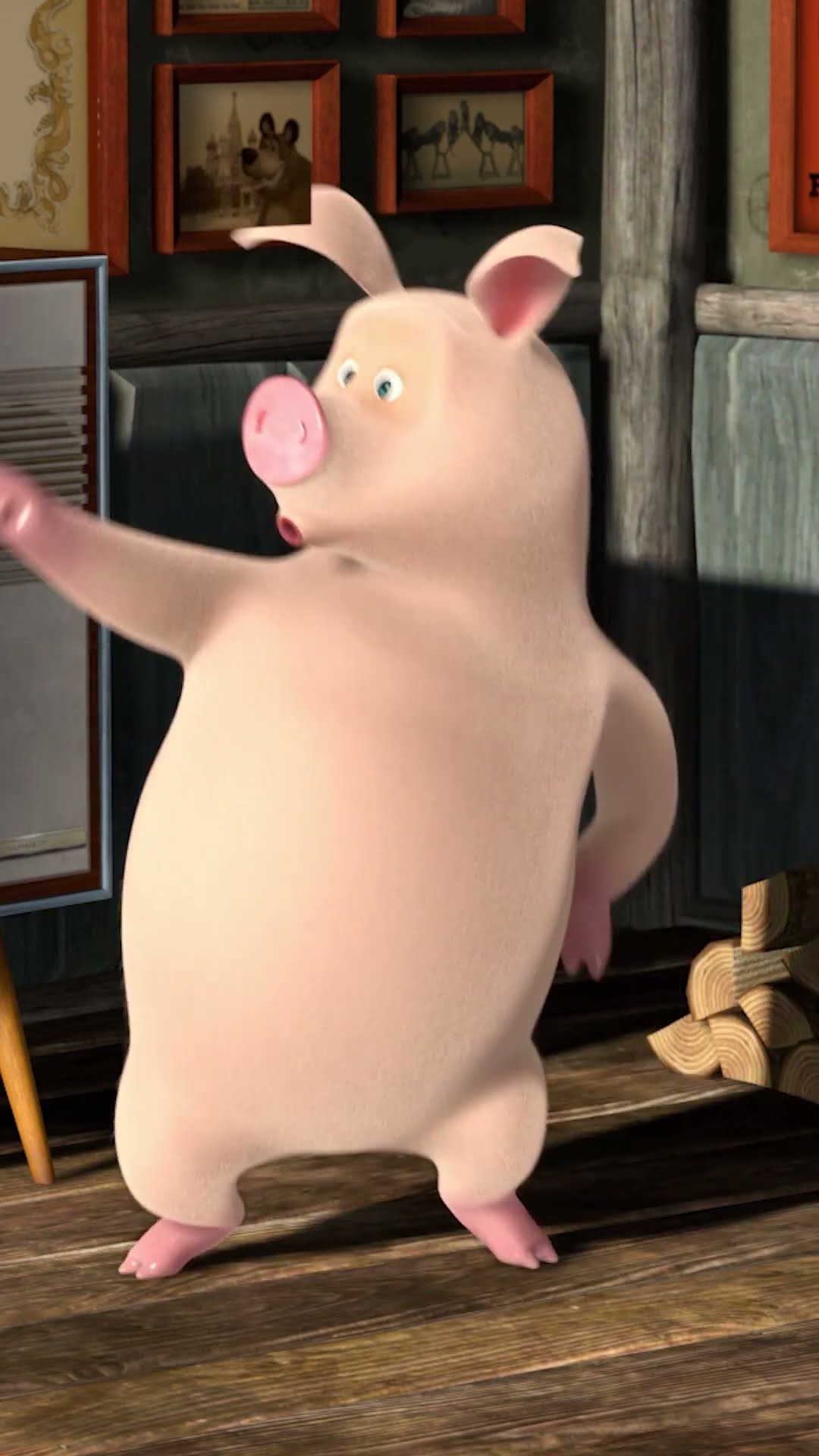 The Bear Dance ?? #SelfMadeHero #MashaAndTheBear #Shorts #cartoonforkids #kids