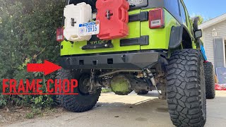 JK Weight Loss and Frame chop HUGE GAINS Jeep Wrangler weight loss part1 by Gage Boys' Garage 644 views 8 months ago 12 minutes, 28 seconds