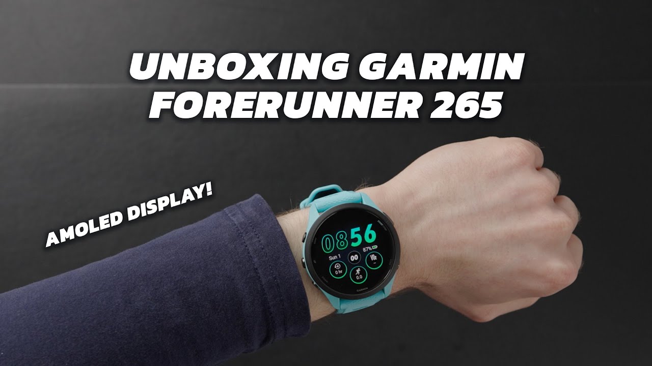 Garmin Forerunner 265 Running Smartwatch, Colorful AMOLED Display