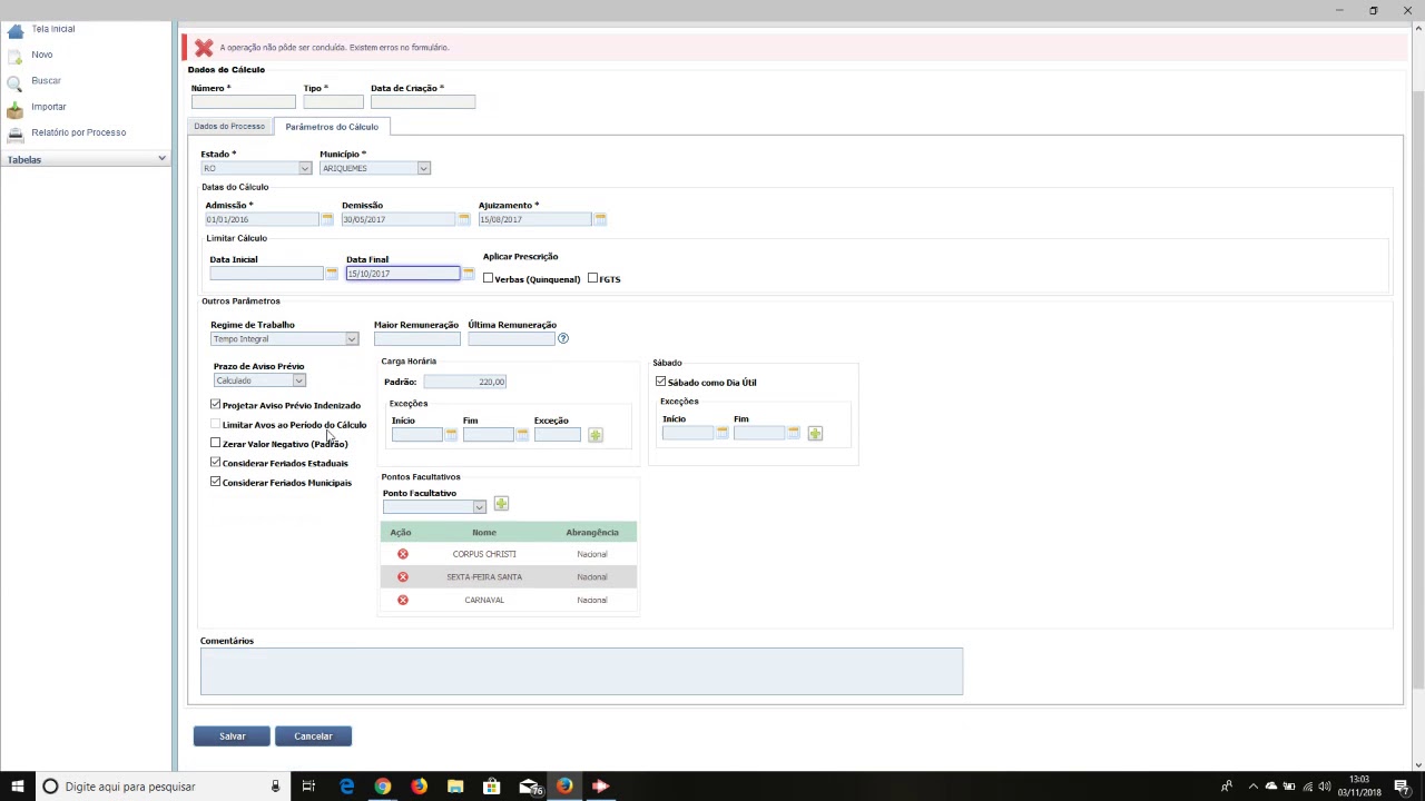 Indenização por dano moral no PJe-Calc