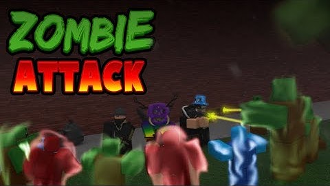 First Time Playing Roblox Zombie Attack!! (Round 30+)