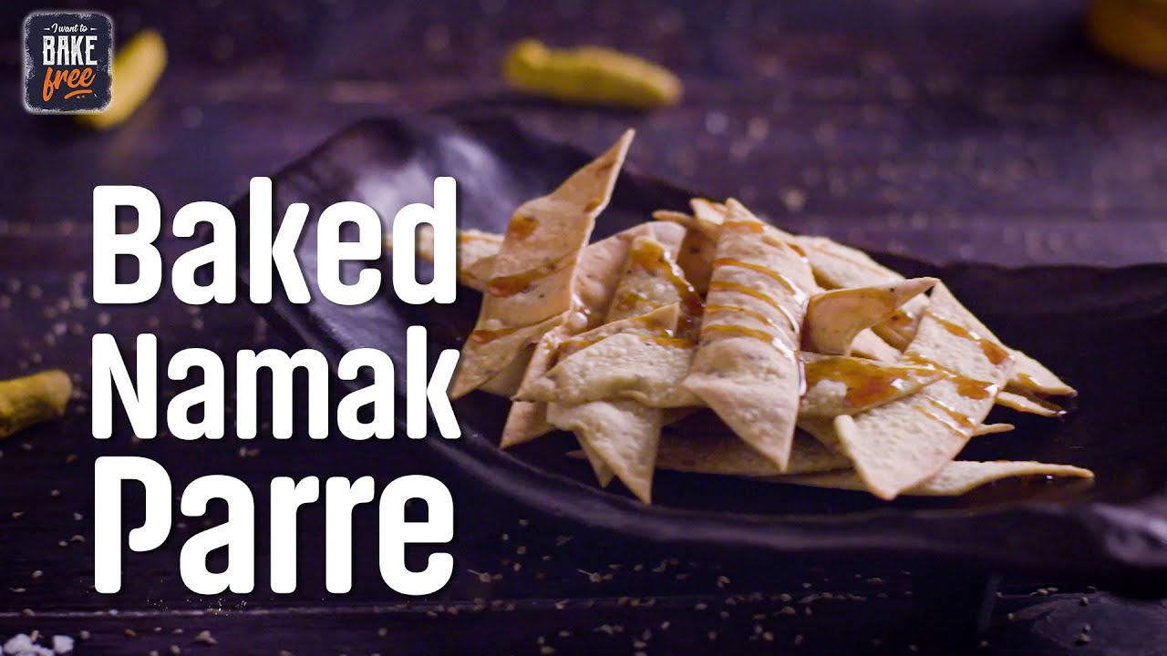 Baked masala namak para