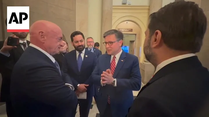 Senators confront Mike Johnson about not swearing in Arizona colleague