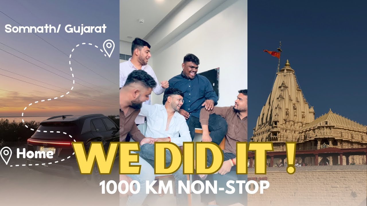 Gang on the go Day 01  || 1000 KM Non-Stop Drive || Aniket adhav 