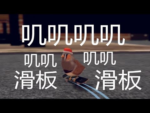【皂君】动感小鸟在线遛板 超好玩的滑板模拟器！