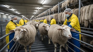 Inside the Mega Wool Factory – How Millions of Pounds of Sheep Fleece Become Luxury Clothes