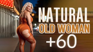 Natural Older Woman Over 50 Attractively Dressed Classy🔥Natural Older Ladies Over 60🔥Fashion Tips189