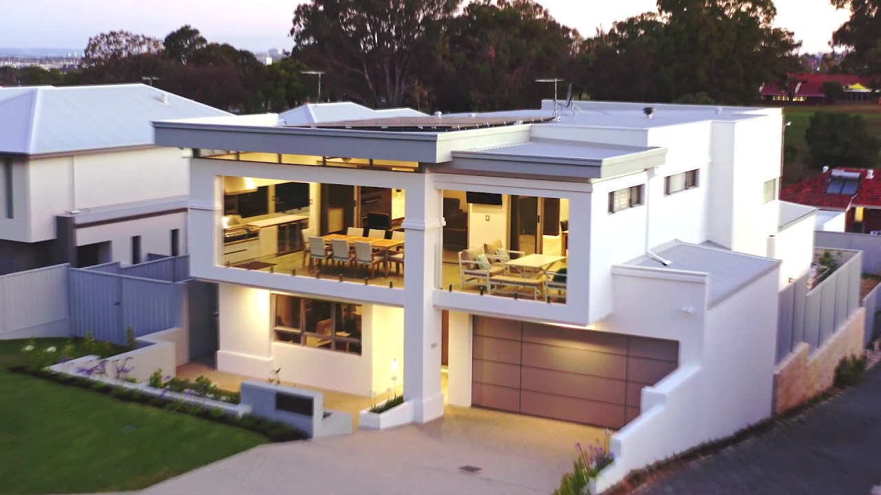 Completed Luxury Modernist Contemporary Upside down design home Perth | New Home Building Brokers