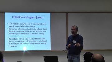 Prof. Uri Feige: Cascade Auction -- a mechanism for deterring collusion in auctions