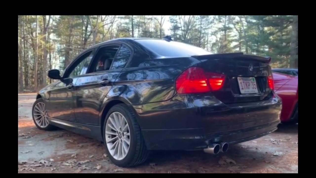 2011 e90 bmw 328i N51 supersprint exhaust secondary cat delete revs