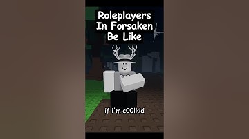 Roleplayers in Forsaken be like  #forsaken #roblox #memes #roleplay #robloxanimation