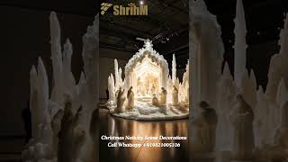 🌟 Stunning Christmas Nativity Scenes by Shrih M | Traditional & Modern Designs 🎄 #NativityDecor
