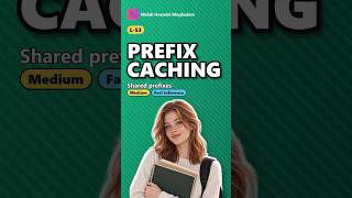 L-53: Prefix caching – Save Compute on Shared Prompts #shorts #llm #caching