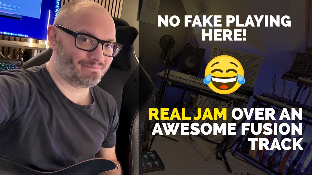 No Fake Playing HERE! Jamming over a fantastic fusion track!