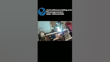 Hydraulic cylinder pipe flange welding machine automatic seam welder