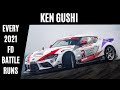 Ken GUSHI - Every 2021 Formula Drift Battle Runs