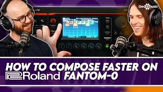 How to compose faster on the Roland Fantom O!