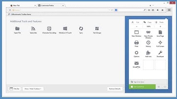 Customize Firefox controls, buttons and toolbars