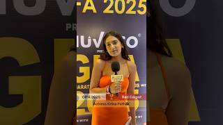 Actress Krina Pathak at GIFA 🏆 2025 Red Carpet #krinapathak