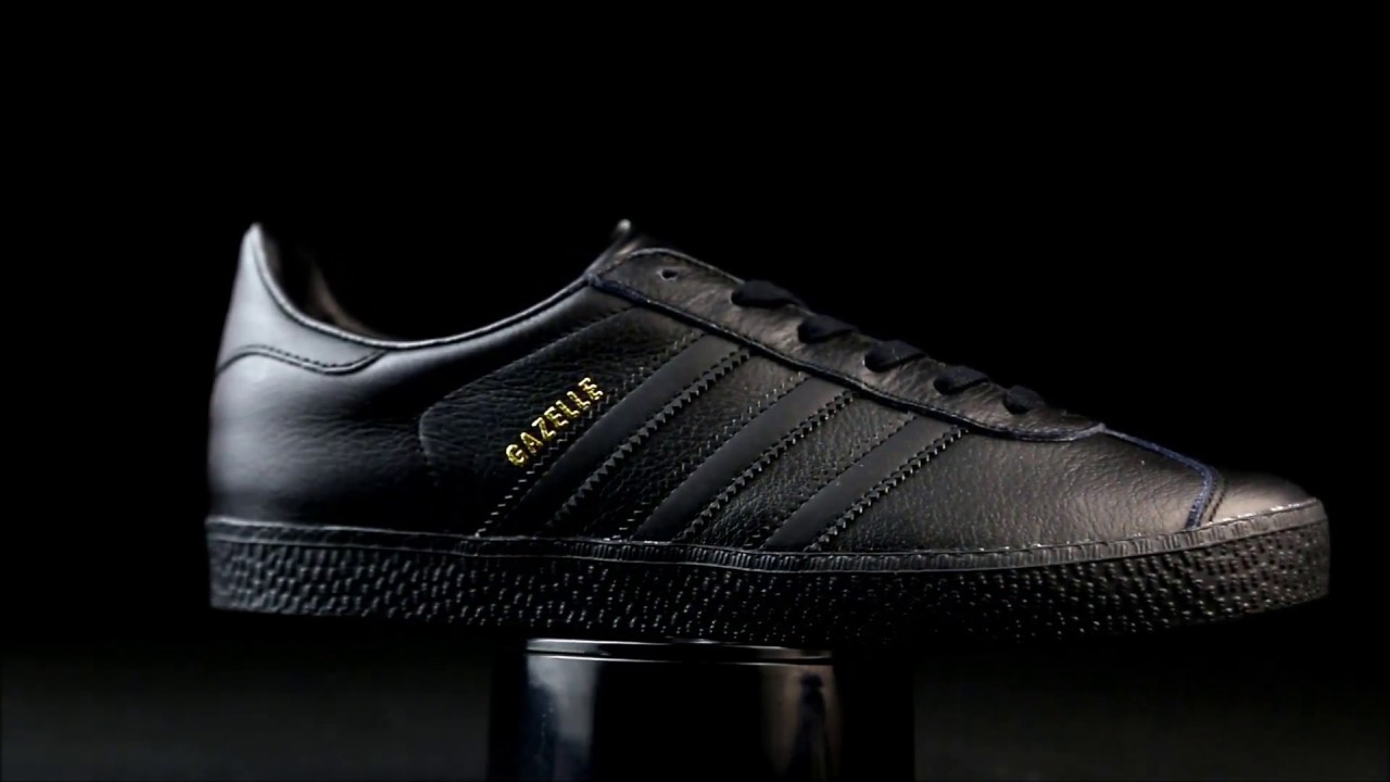 Adidas Originals Gazelle total black. - YouTube