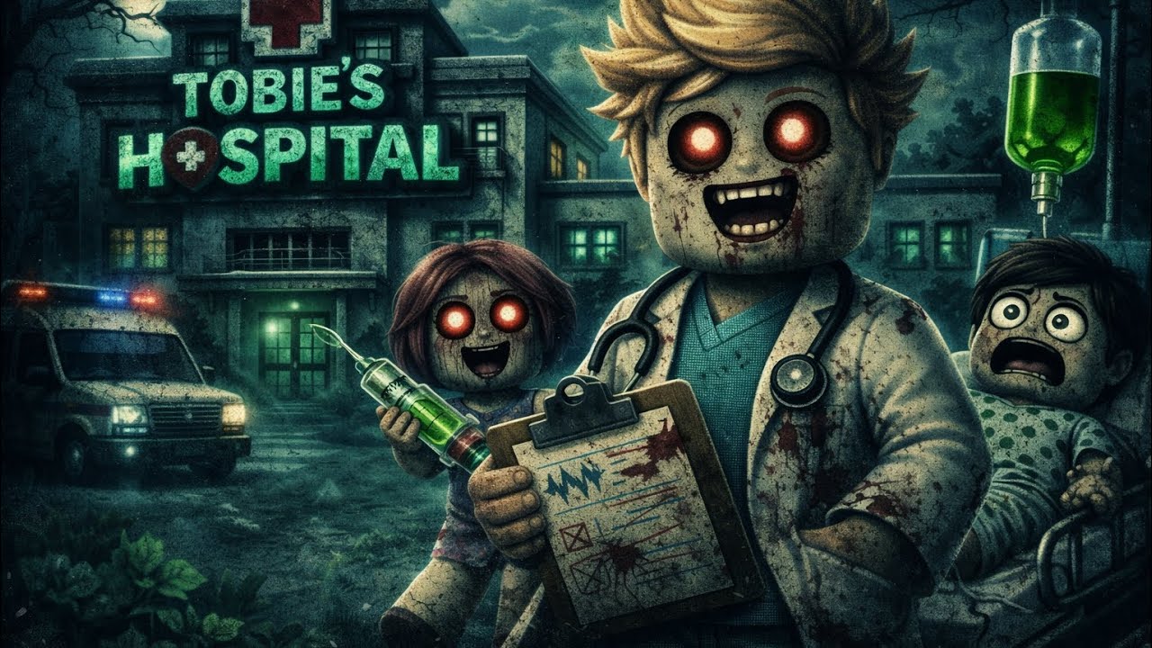 Toby hospital in roblox with my brother 😂😂😂