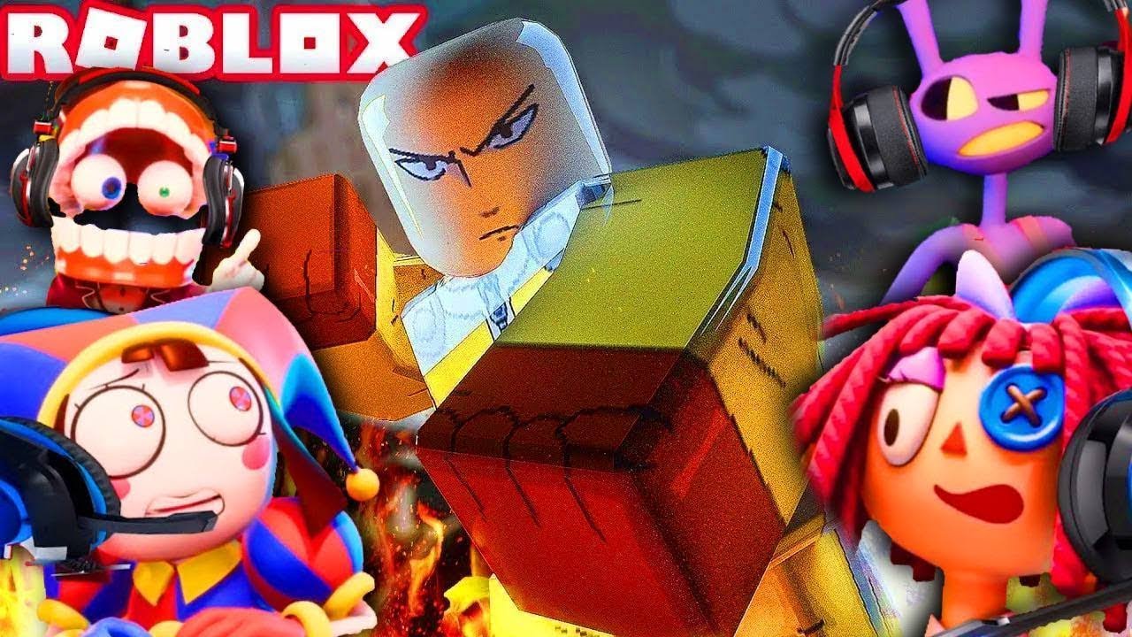 The Amazing Digital Circus Characters Play The Strongest Battlegrouds In ROBLOX!