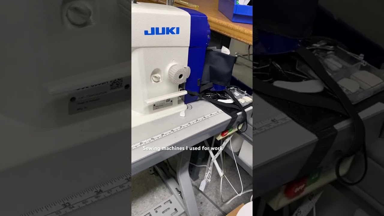 Sewing machines I used at work in a tailor shop