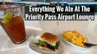 Everything We Ate at the Priority Pass Lounge - The Club CLT - Charlotte Airport Lounge