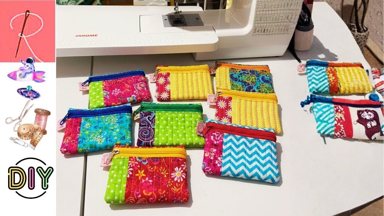 UTILIZEI VÁRIOS RETALHOS E FIZ UMA BOLSINHA LINDA 🌟 CANAL DA ROSA