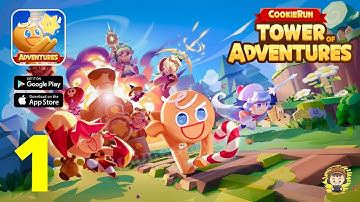 CookieRun: Tower of Adventures Global Launch Gameplay - Part 1 (Android/iOS)