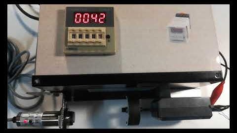 Conta pezzi con sensore infrarosso contaimpulsi contatore