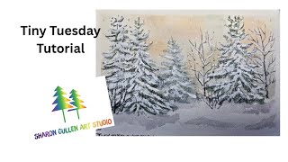 Tiny Tuesday Tutorial A Snowy Day