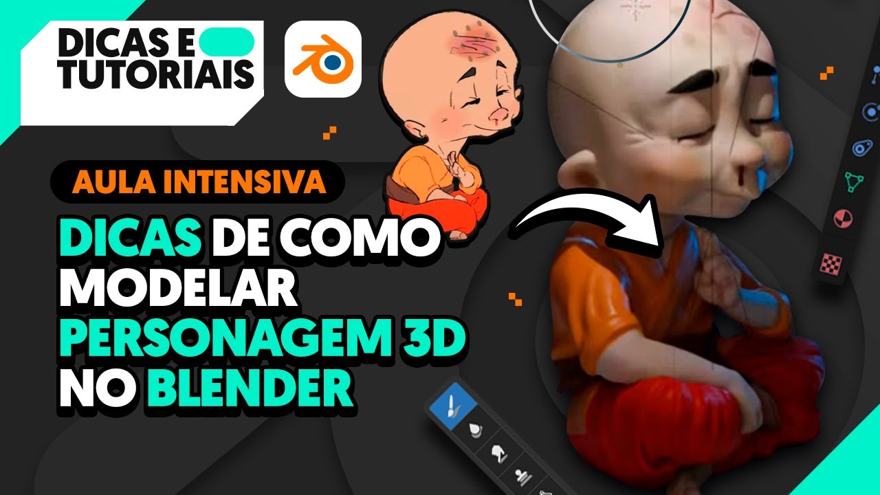 Tire dúvidas sobre Modelagem de Personagem 3D no Blender AO VIVO! - YouTube