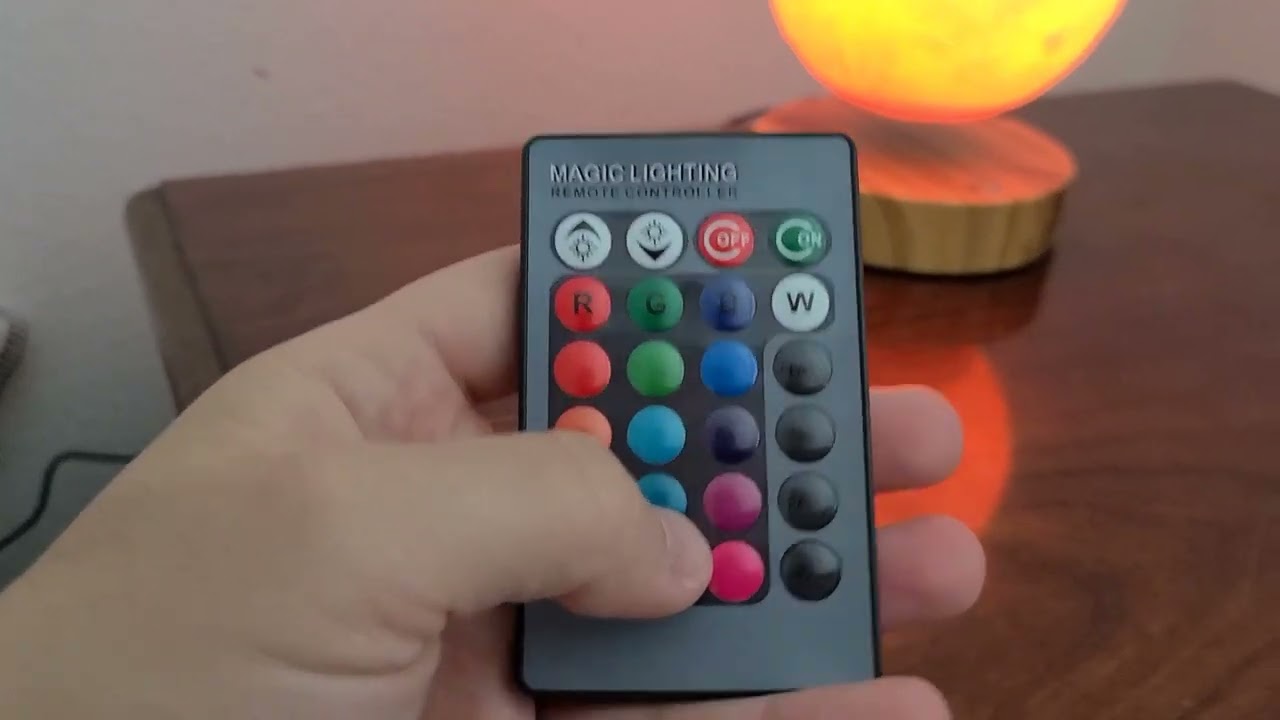 VGAzer Levitating Floating 3D Moon Lamp Review | Mesmerizing Color-Changing LED Desk Decor!