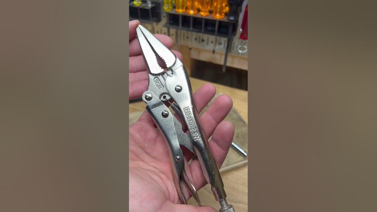 Cool feature on these Harbor Freight Vise Grips YouTube