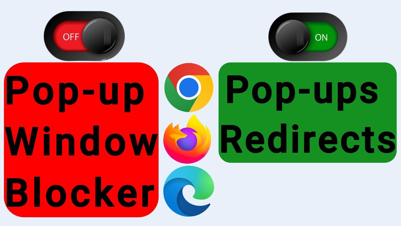 Как заблокировать или разрешить всплывающие окна в браузерах Google Chrome, Firefox или Microsoft...