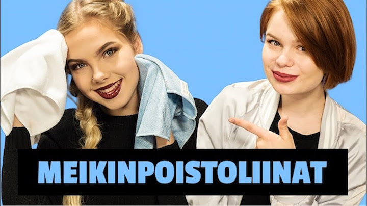 SIIVOUSLIINA VS MEIKINPOISTOLIINA | Emma ja Milla testaa