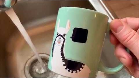 Black to transparent - This is how a thermochromic effect looks like