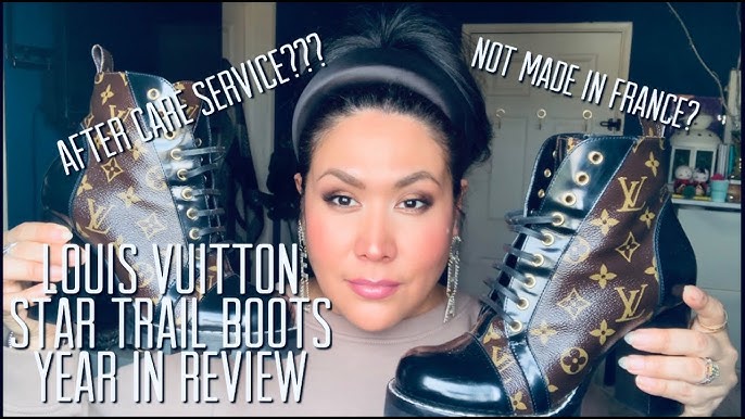 Another Out + About Post! LV Star Trail Ankle Boots + LV Noir