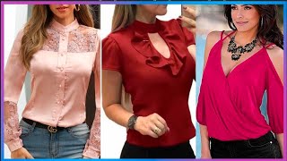 Amigo por correspondencia adiós Accidental Blusas para dama costura muy facil de realizar - YouTube