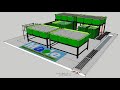 4 Growbed Integrated Aquaponics System